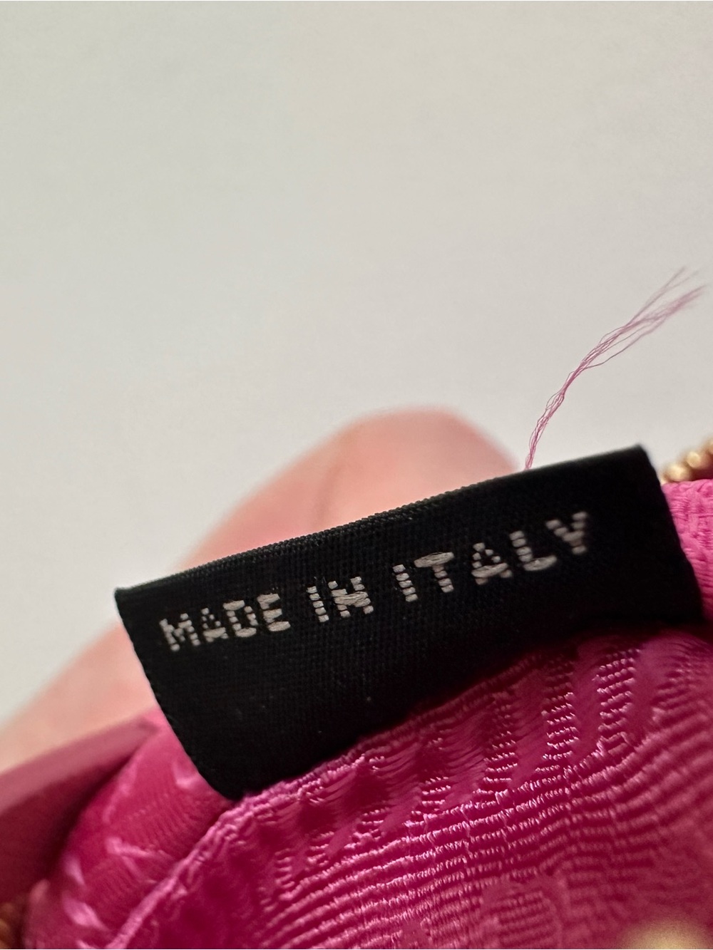 Prada Pink and White Gingham Cosmetic & Travel Pouch - Picture 13 of 14